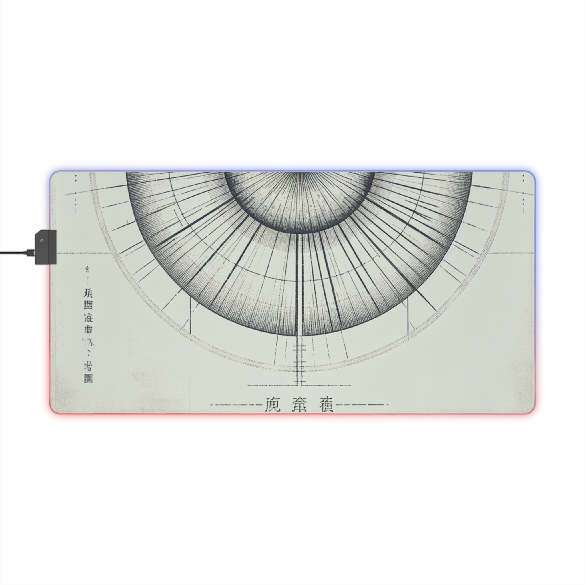 LED Gaming Mouse Pad with Artistic Design, RGB Gaming Accessories, Desk Decor for Gamers, Perfect Gift for Birthdays, Holidays