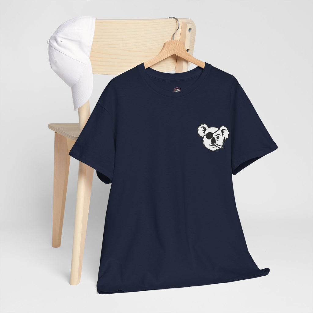 Drop Bear Graphic Tee # 2 Smoking Koala | Unisex Heavy Cotton Shirt