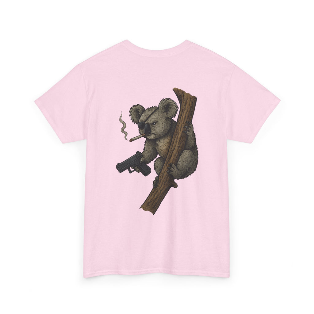 Drop Bear Graphic Tee # 2 Smoking Koala | Unisex Heavy Cotton Shirt