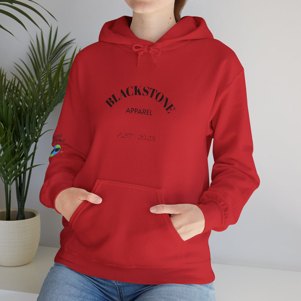 Blackstone's Signature Graphic Hoodie - Unisex Hooded Sweatshirt - Cozy Graphic Sweatshirt by Blackstone