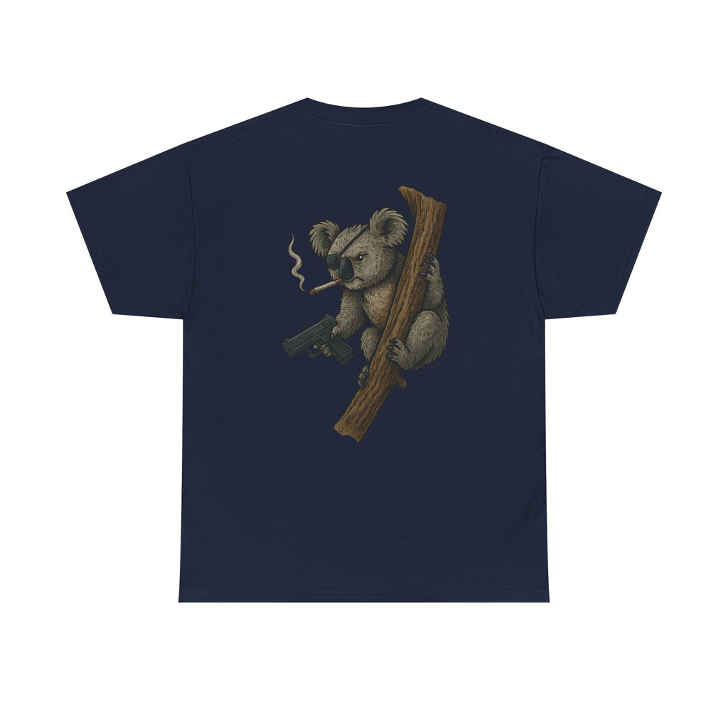 Drop Bear Graphic Tee # 2 Smoking Koala | Unisex Heavy Cotton Shirt