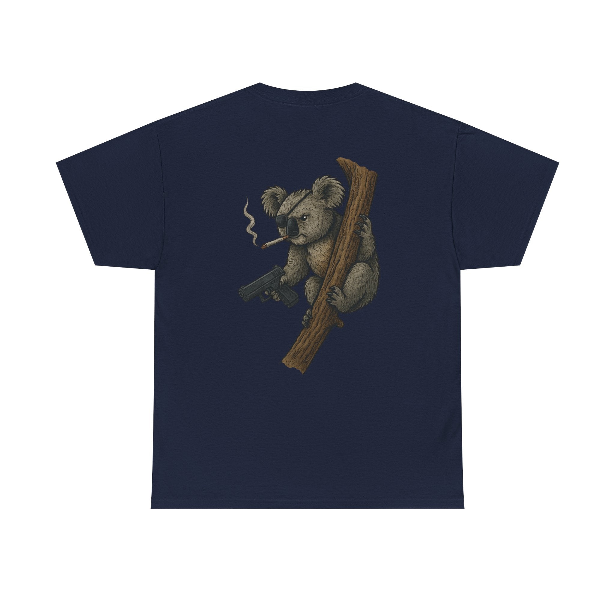 Drop Bear Graphic Tee # 2 Smoking Koala | Unisex Heavy Cotton Shirt