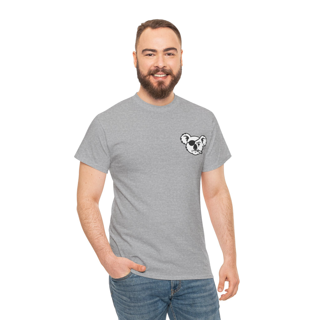 Drop Bear Graphic Tee # 2 Smoking Koala | Unisex Heavy Cotton Shirt