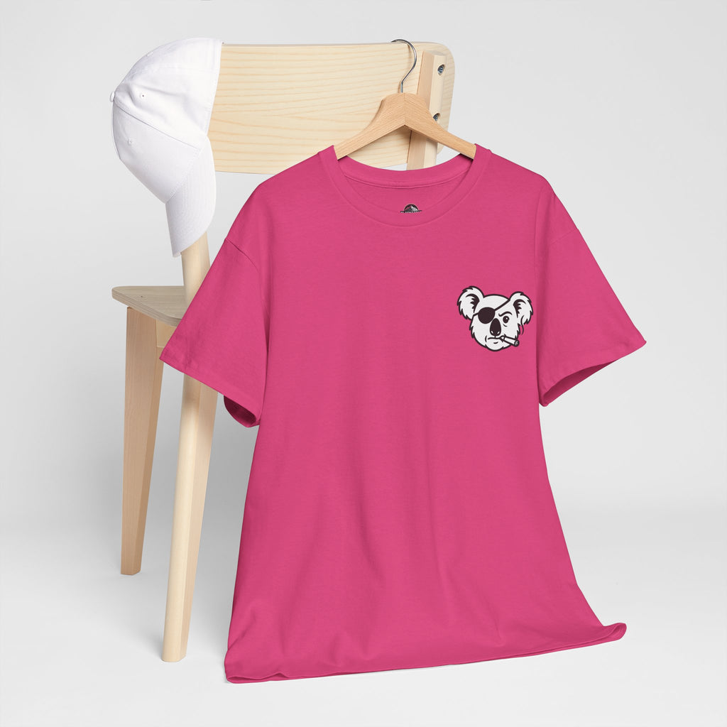 Drop Bear Graphic Tee # 2 Smoking Koala | Unisex Heavy Cotton Shirt