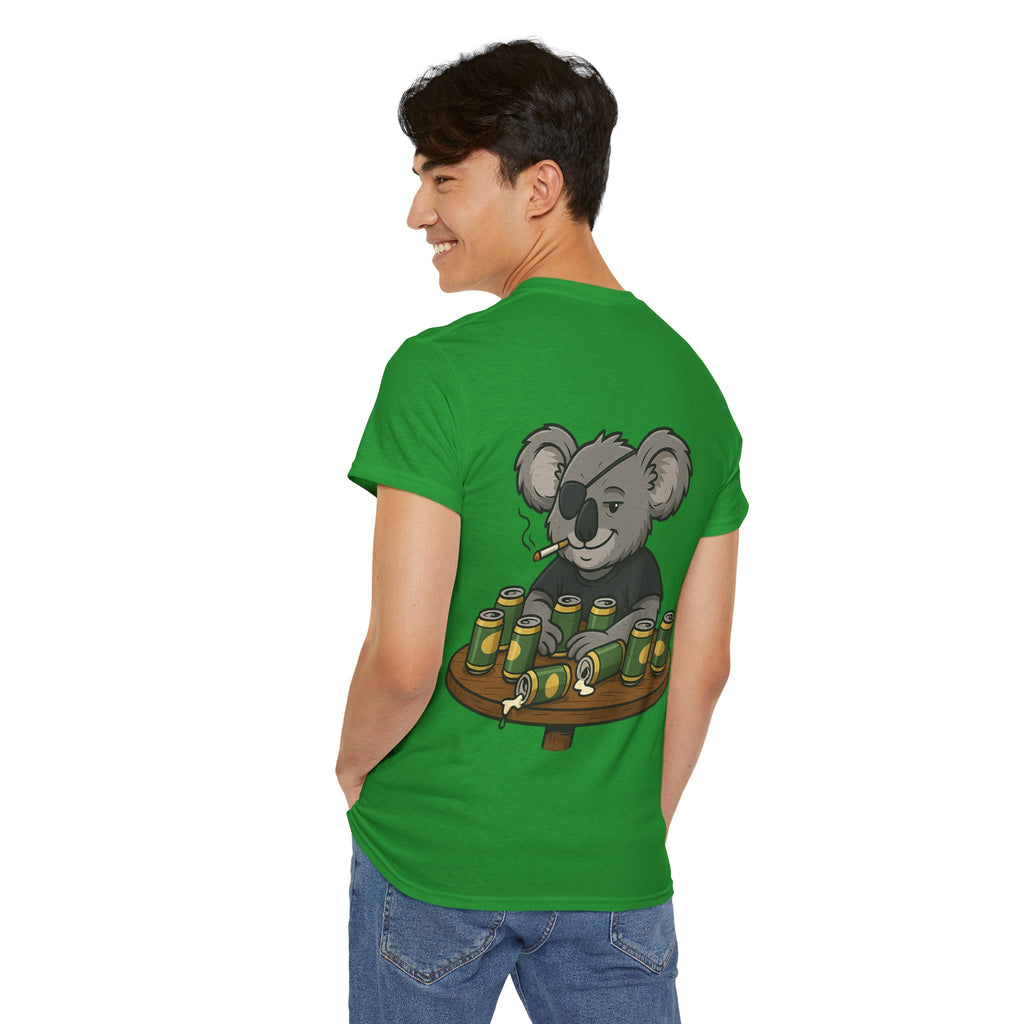 Drop Bear Graphic Tee # 4 Koala's Night out | Unisex Heavy Cotton Shirt