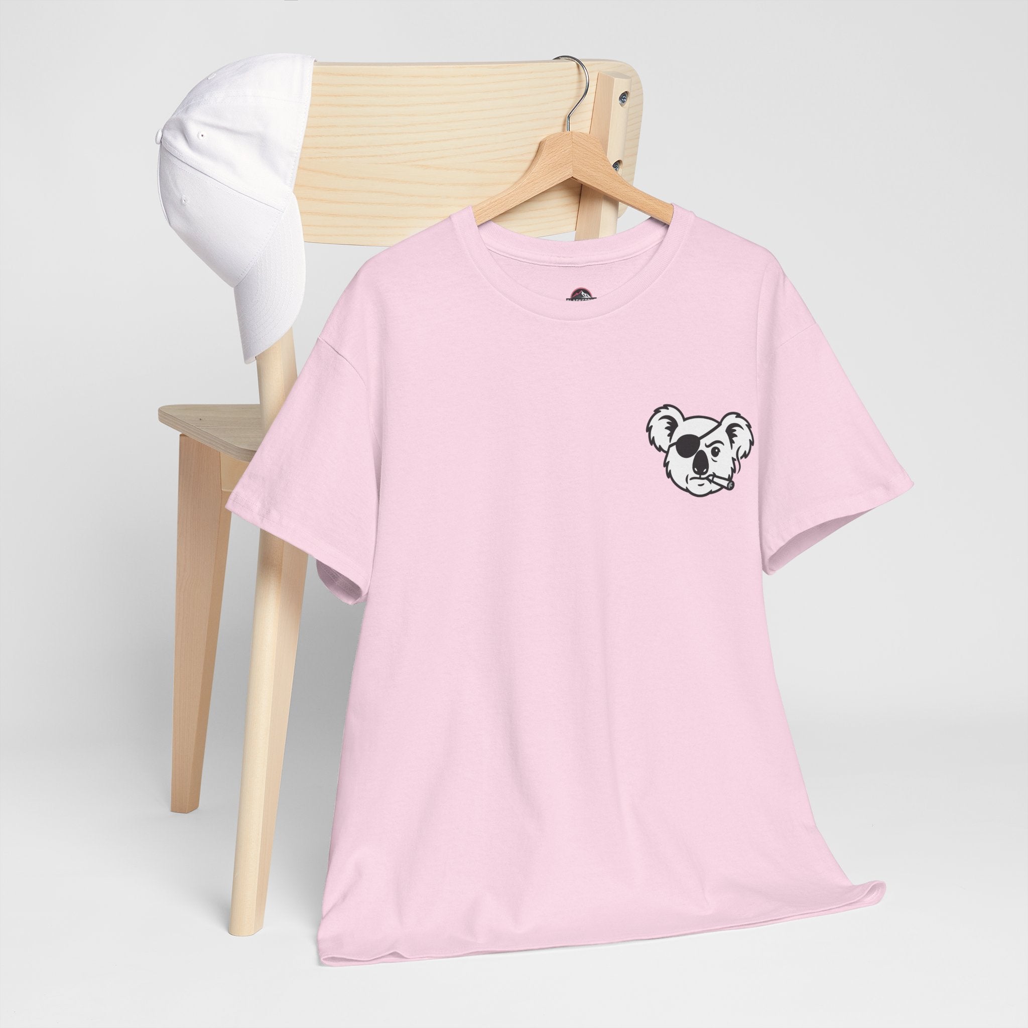 Drop Bear Graphic Tee # 2 Smoking Koala | Unisex Heavy Cotton Shirt