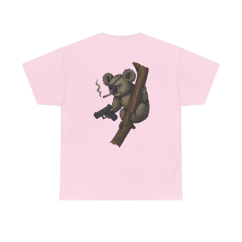 Drop Bear Graphic Tee # 2 Smoking Koala | Unisex Heavy Cotton Shirt