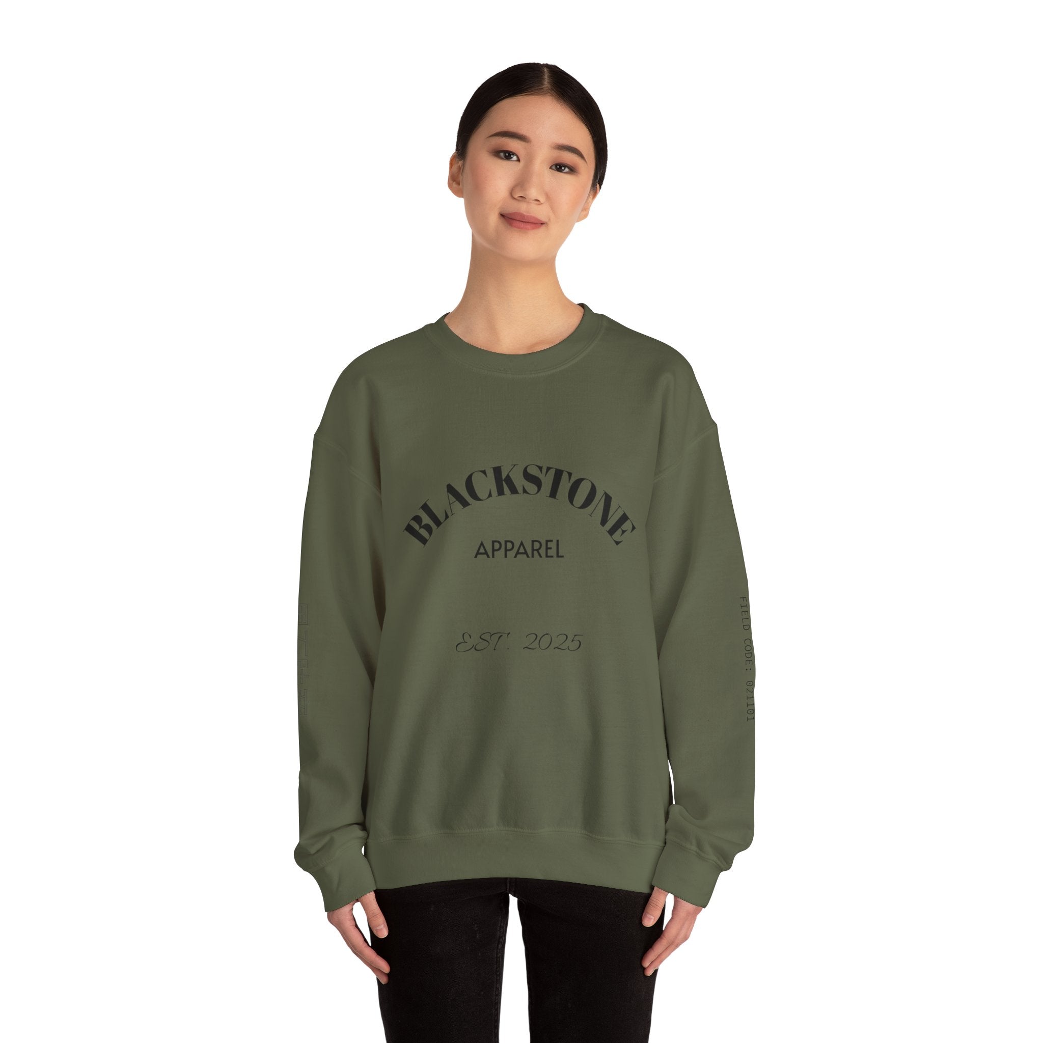 Blackstone's Signature Crewneck Sweatshirt, Cozy Blackstone Apparel, Gift for Her, Streetwear Fashion, Casual Outfit