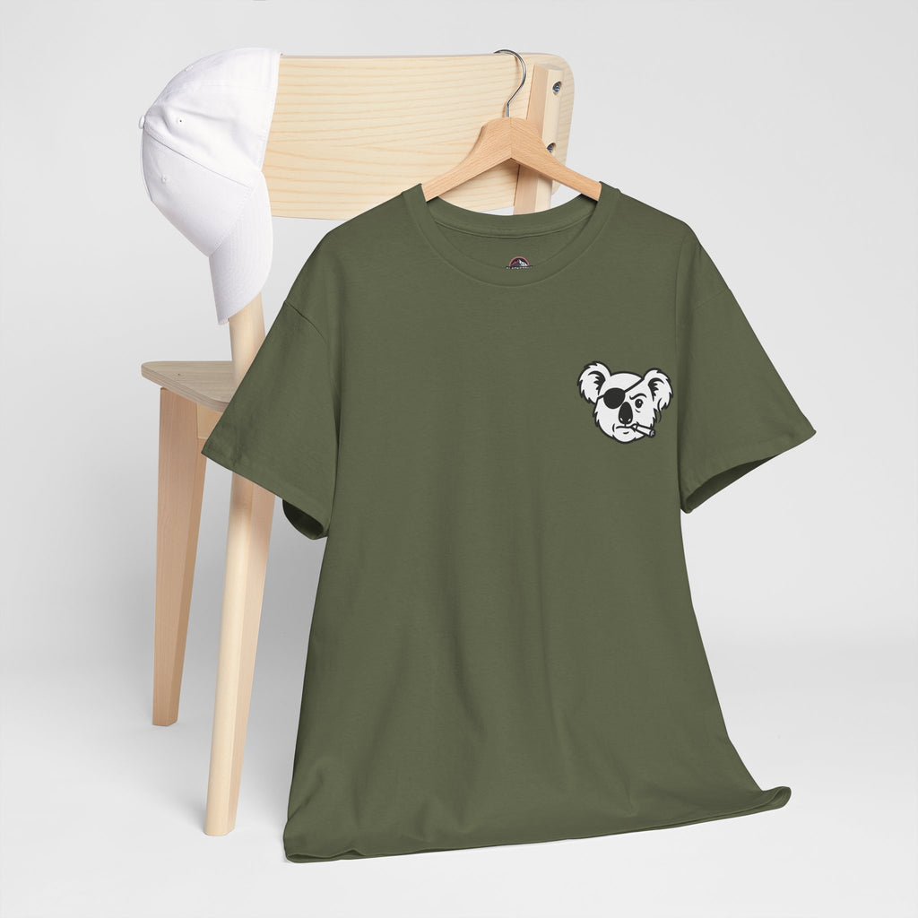 Drop Bear Graphic Tee # 2 Smoking Koala | Unisex Heavy Cotton Shirt