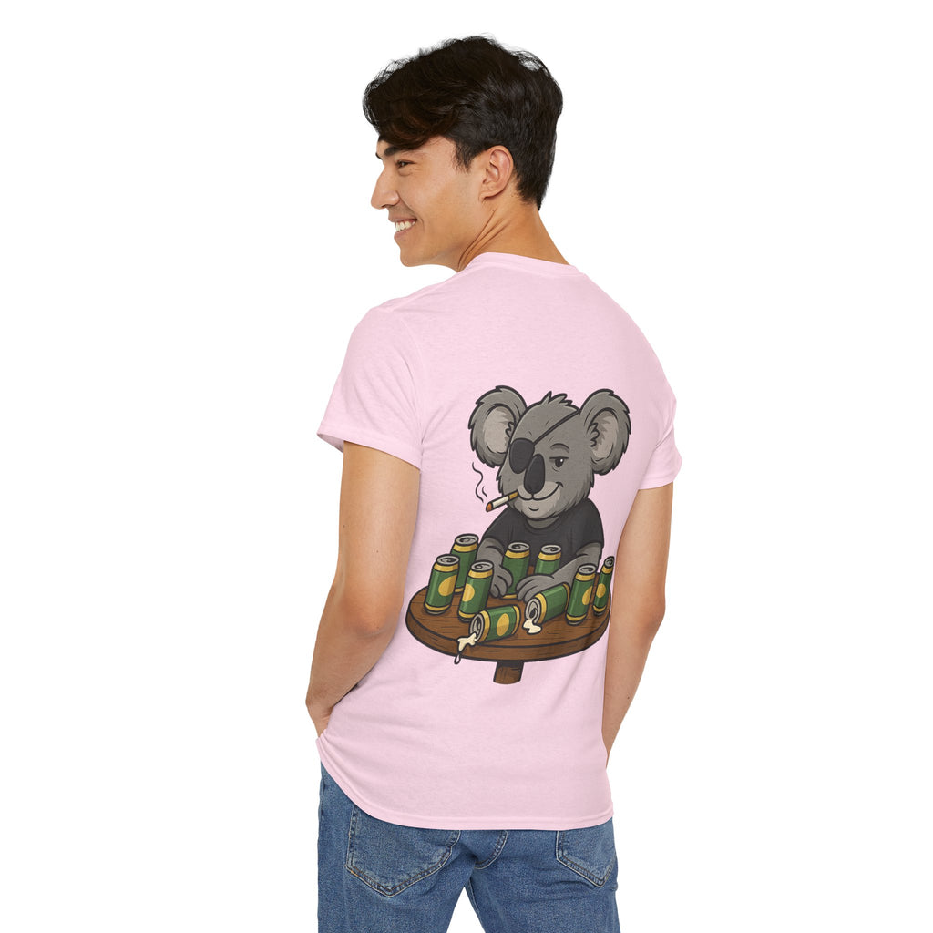 Drop Bear Graphic Tee # 4 Koala's Night out | Unisex Heavy Cotton Shirt