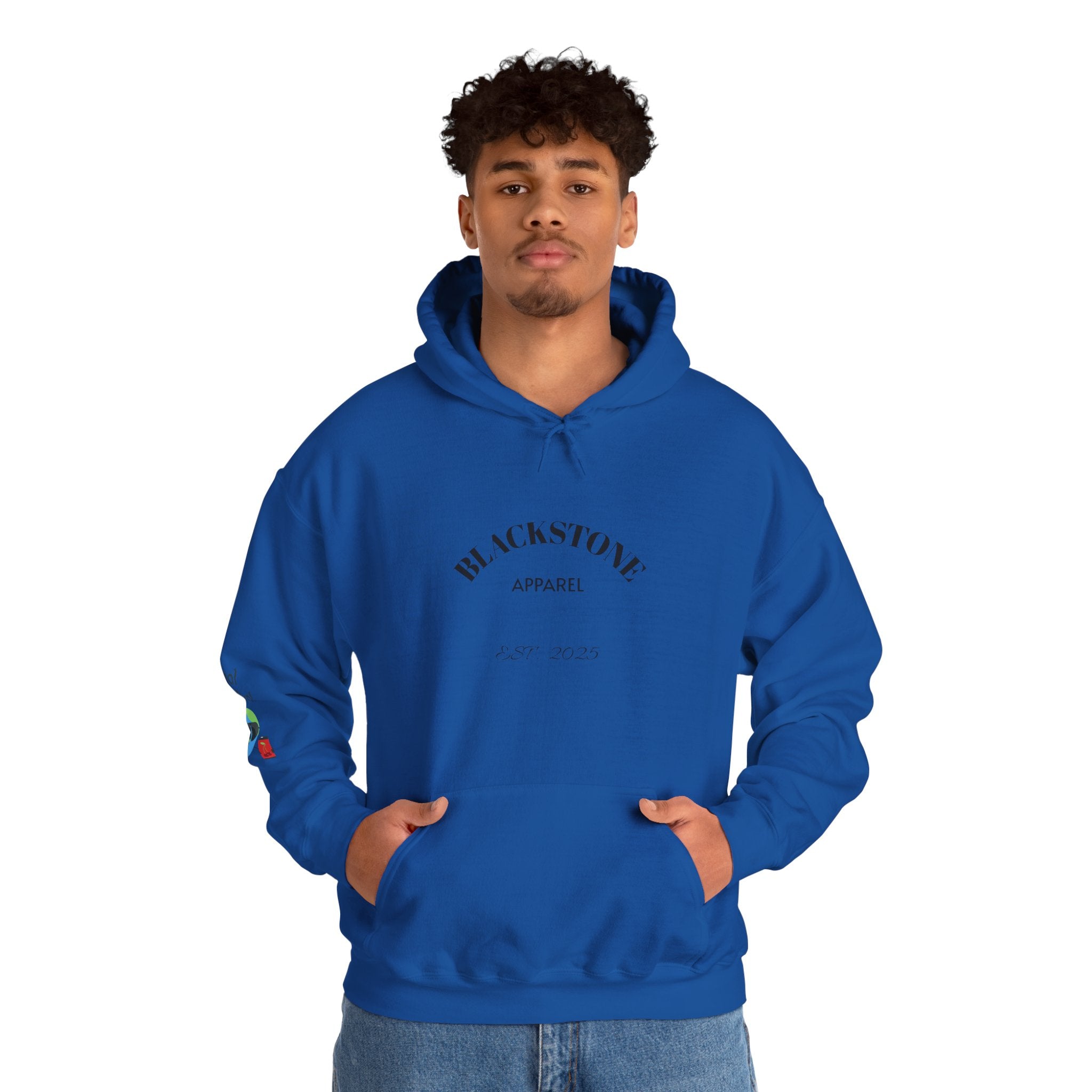 Blackstone's Signature Graphic Hoodie - Unisex Hooded Sweatshirt - Cozy Graphic Sweatshirt by Blackstone