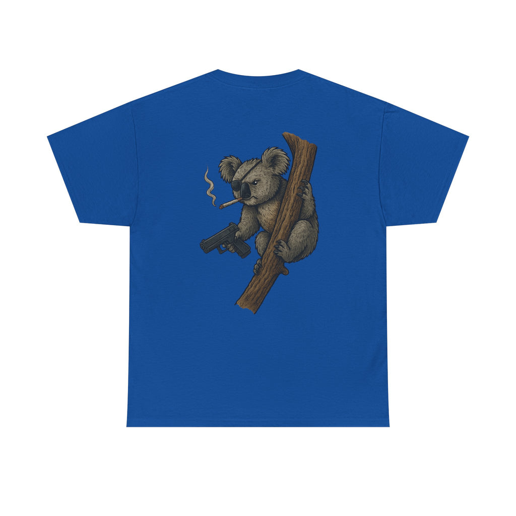 Drop Bear Graphic Tee # 2 Smoking Koala | Unisex Heavy Cotton Shirt