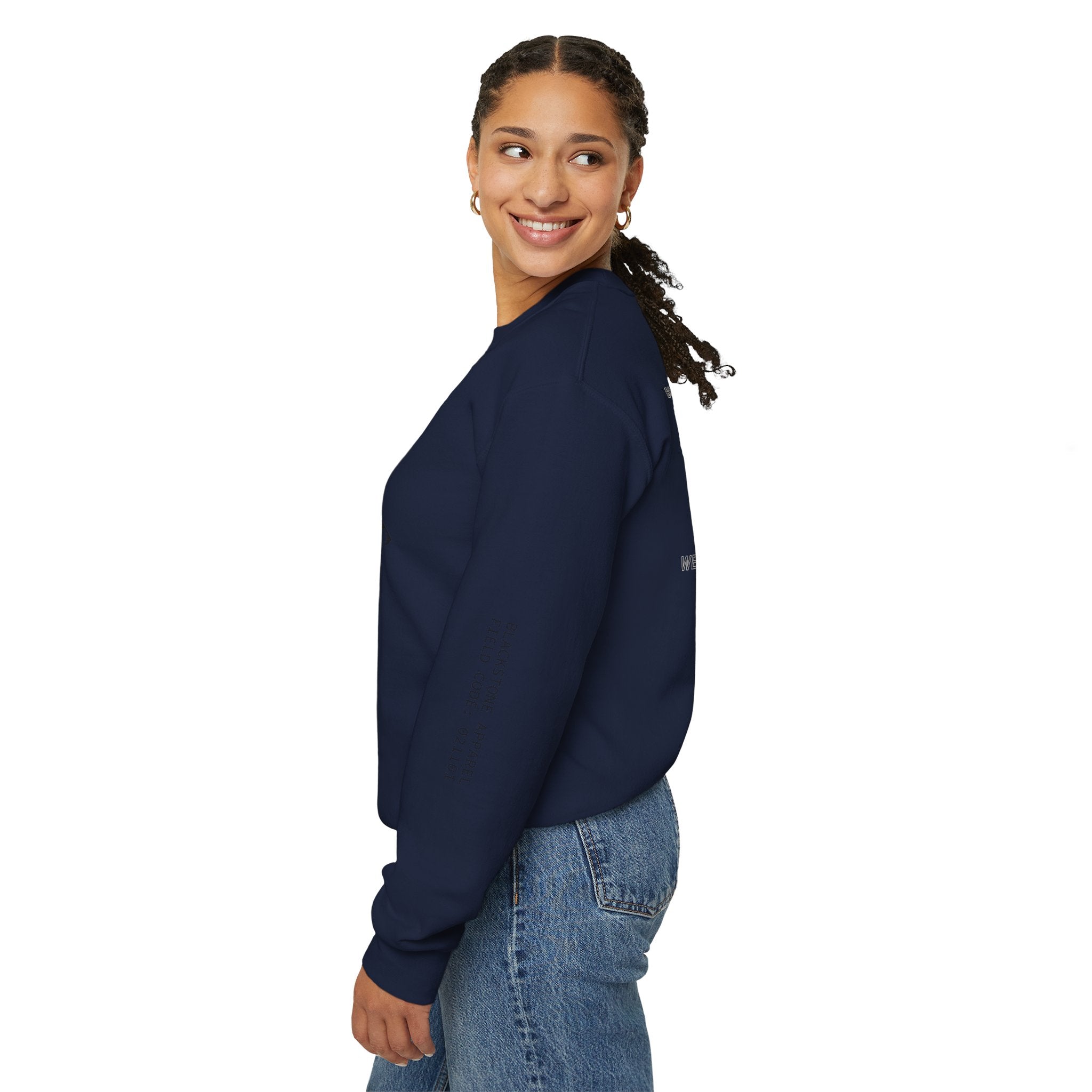 Blackstone's Signature Crewneck Sweatshirt, Cozy Blackstone Apparel, Gift for Her, Streetwear Fashion, Casual Outfit