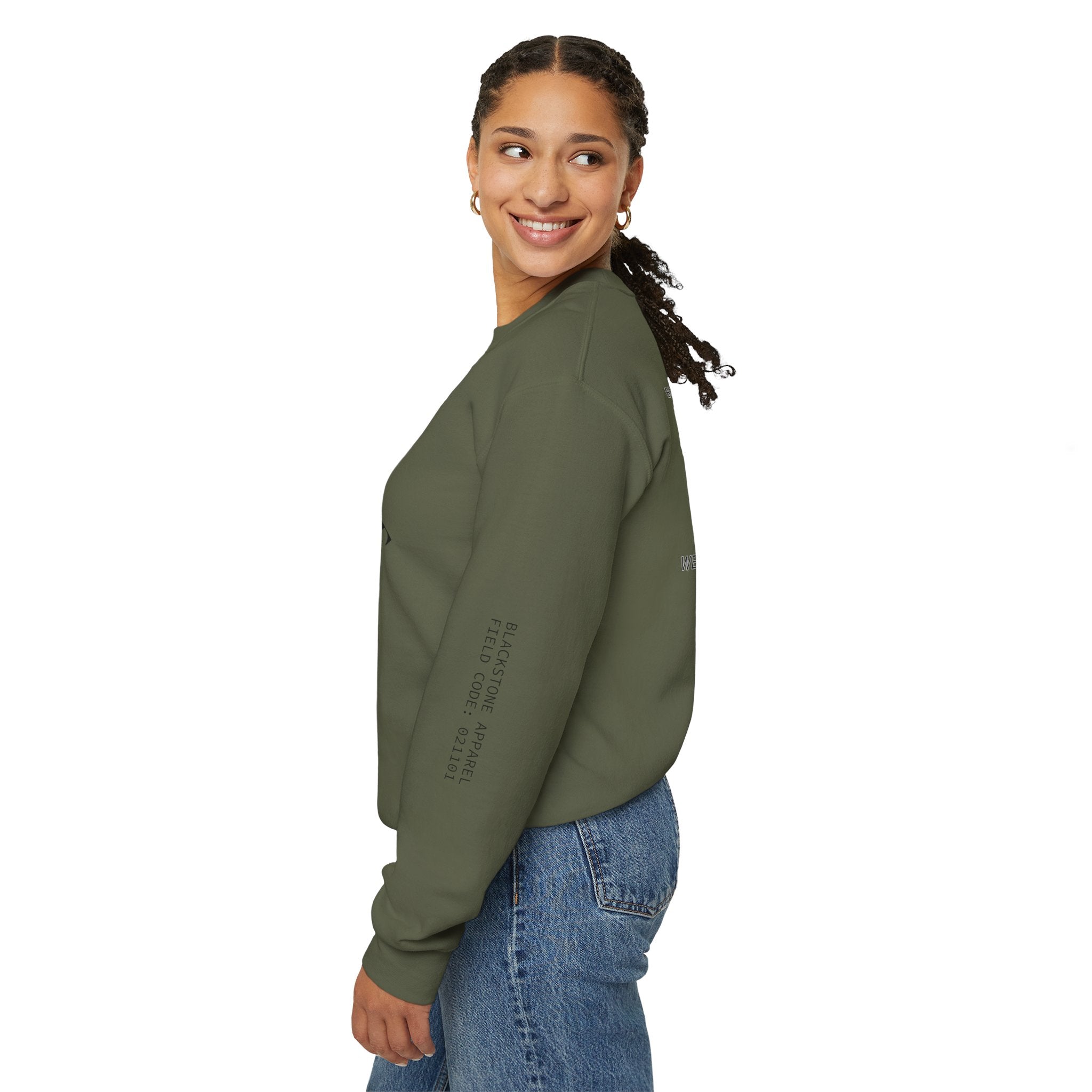 Blackstone's Signature Crewneck Sweatshirt, Cozy Blackstone Apparel, Gift for Her, Streetwear Fashion, Casual Outfit
