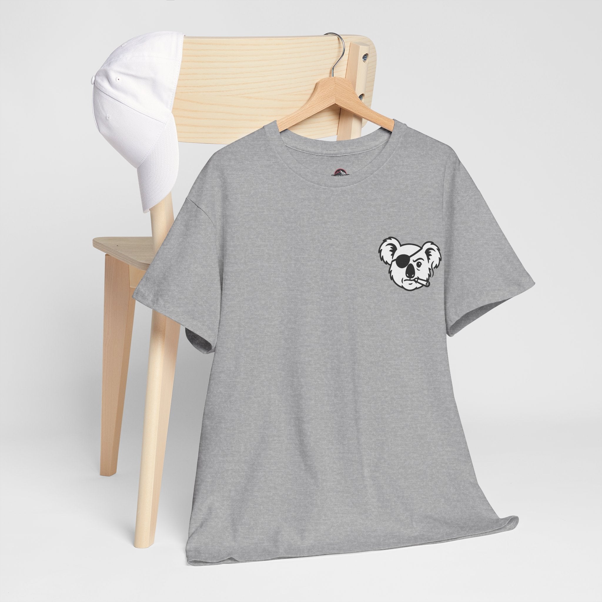 Drop Bear Graphic Tee # 2 Smoking Koala | Unisex Heavy Cotton Shirt