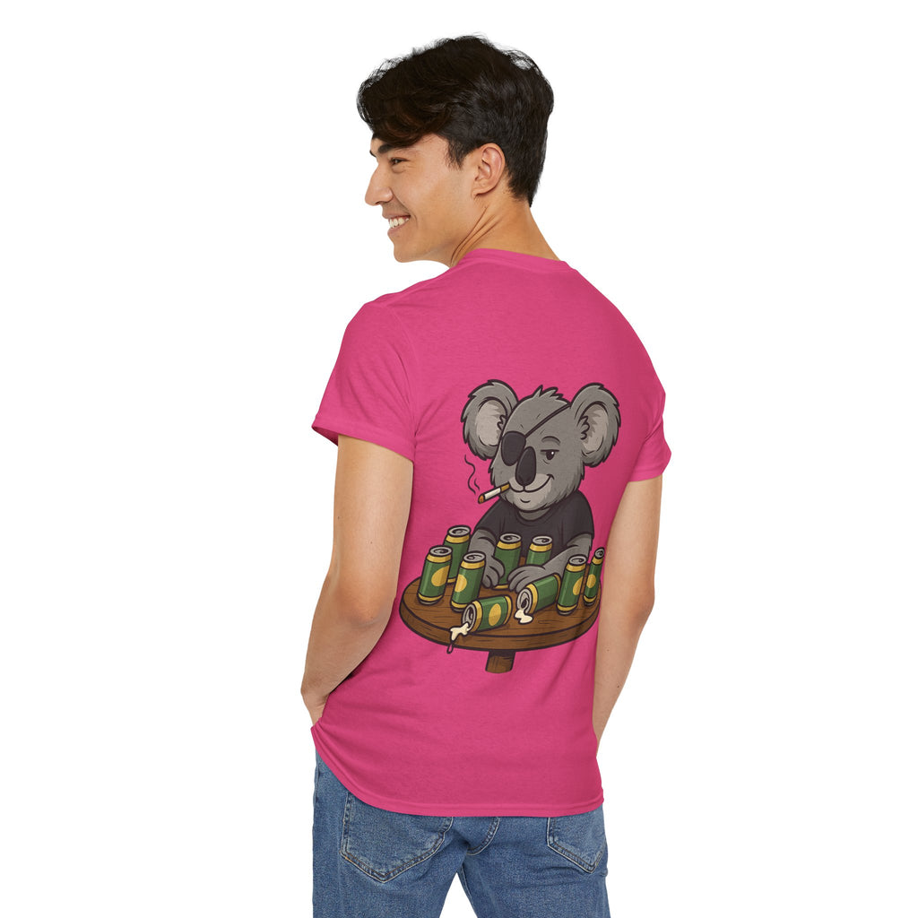 Drop Bear Graphic Tee # 4 Koala's Night out | Unisex Heavy Cotton Shirt