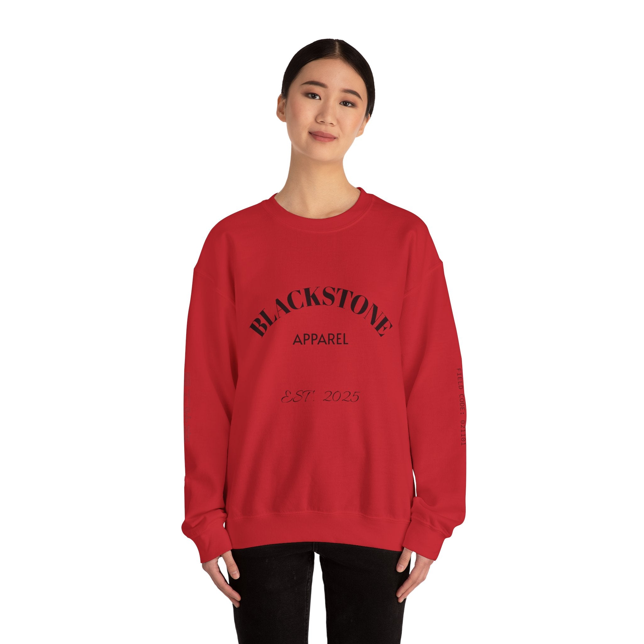 Blackstone's Signature Crewneck Sweatshirt, Cozy Blackstone Apparel, Gift for Her, Streetwear Fashion, Casual Outfit
