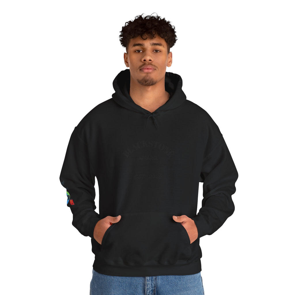 Blackstone's Signature Graphic Hoodie - Unisex Hooded Sweatshirt - Cozy Graphic Sweatshirt by Blackstone