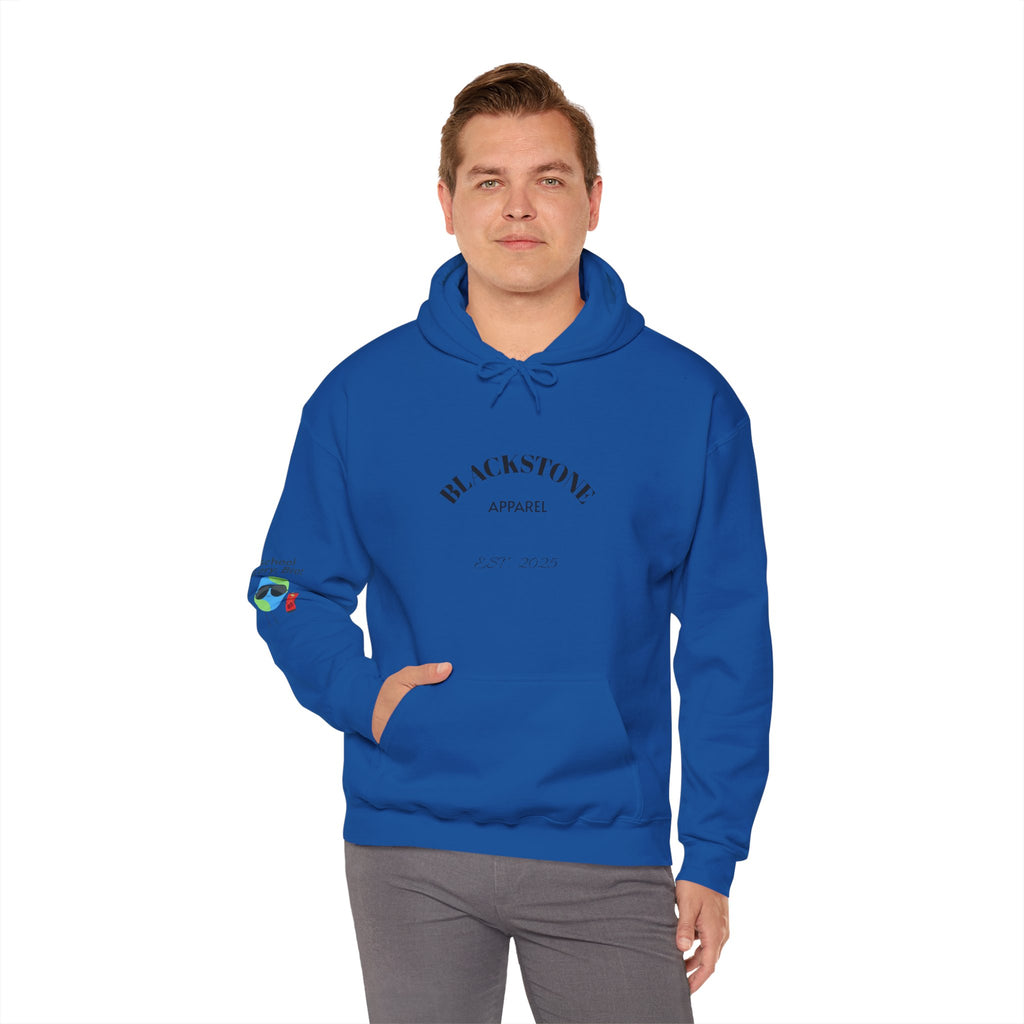 Blackstone's Signature Graphic Hoodie - Unisex Hooded Sweatshirt - Cozy Graphic Sweatshirt by Blackstone