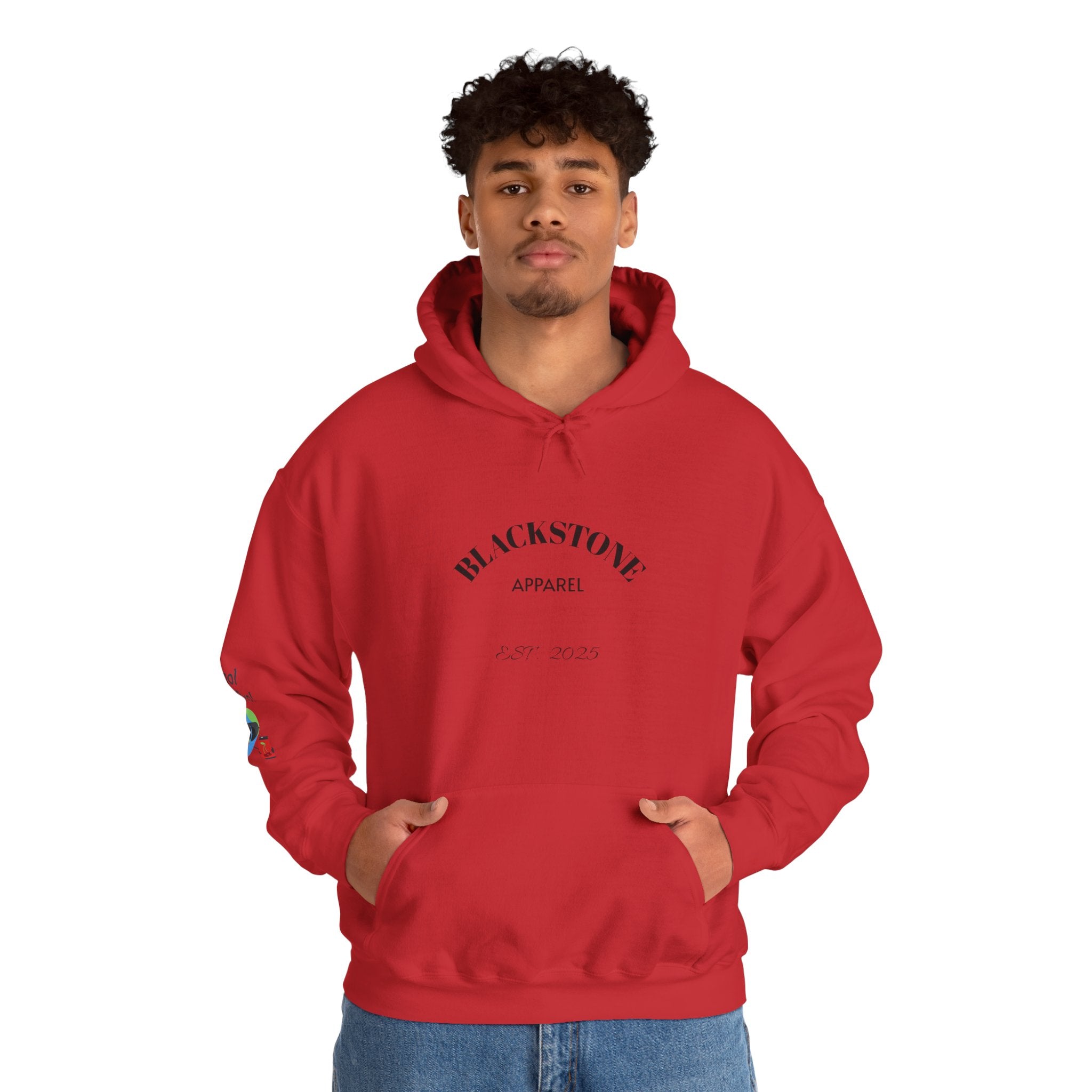 Blackstone's Signature Graphic Hoodie - Unisex Hooded Sweatshirt - Cozy Graphic Sweatshirt by Blackstone