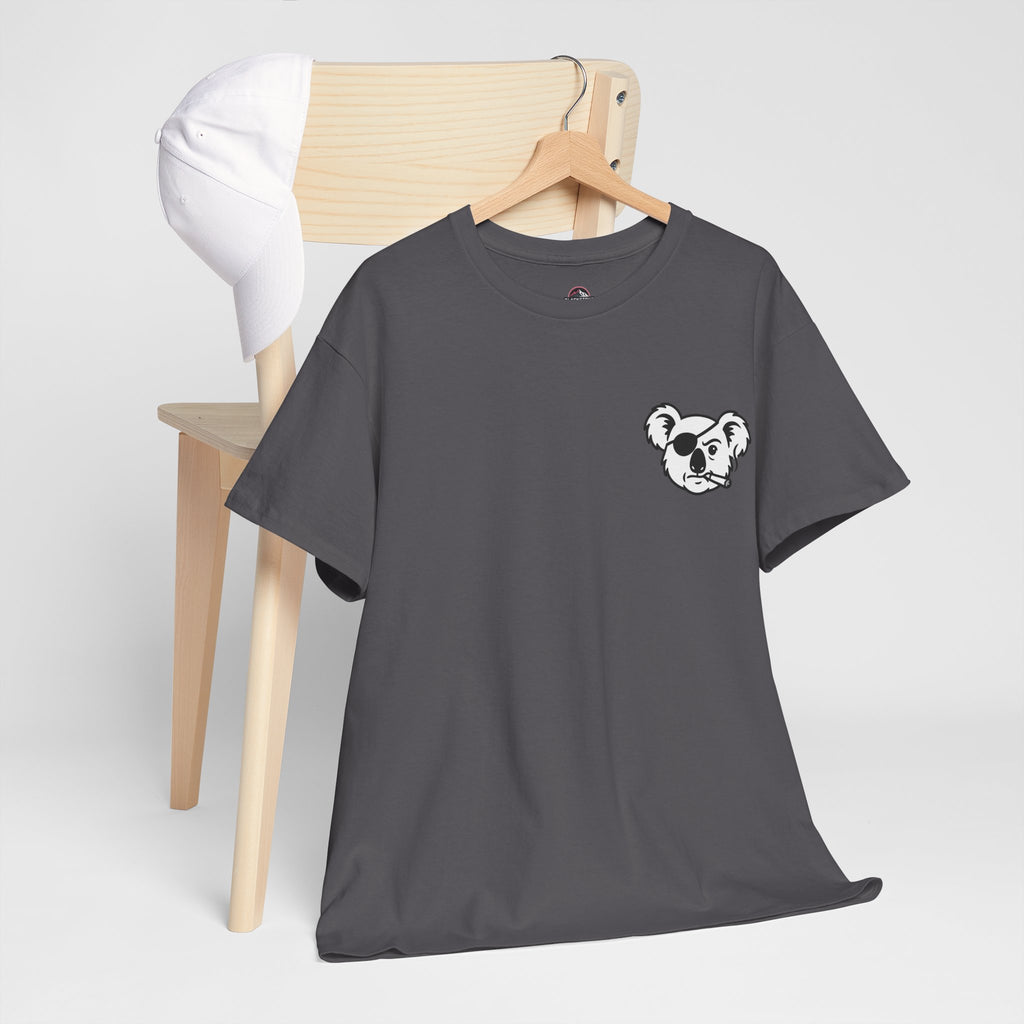 Drop Bear Graphic Tee # 2 Smoking Koala | Unisex Heavy Cotton Shirt
