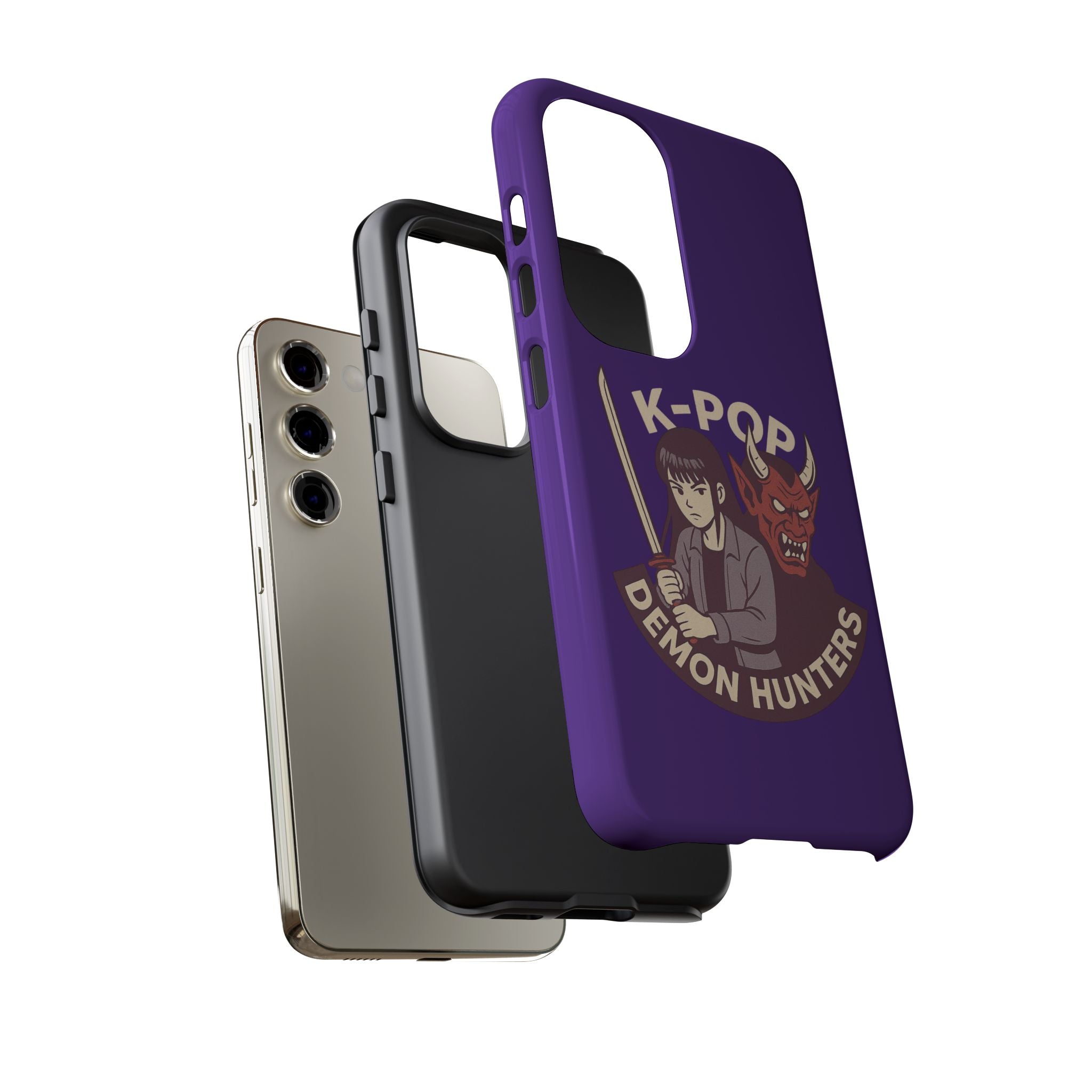 K-Pop Demon Hunters Phone Case, Tough Cases for Anime Fans, Unique Gift for Musicians, Holiday Present for Teens, Stylish Tech Accessories