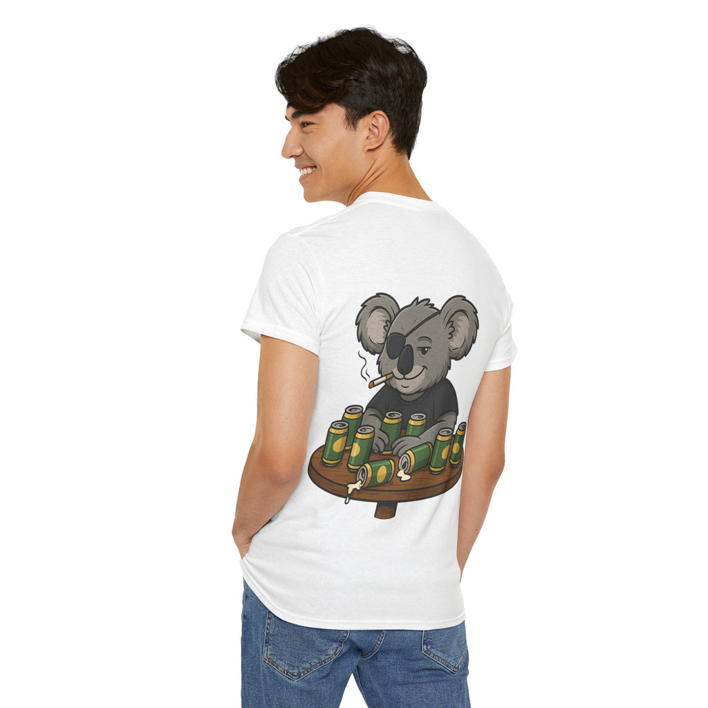Drop Bear Graphic Tee # 4 Koala's Night out | Unisex Heavy Cotton Shirt