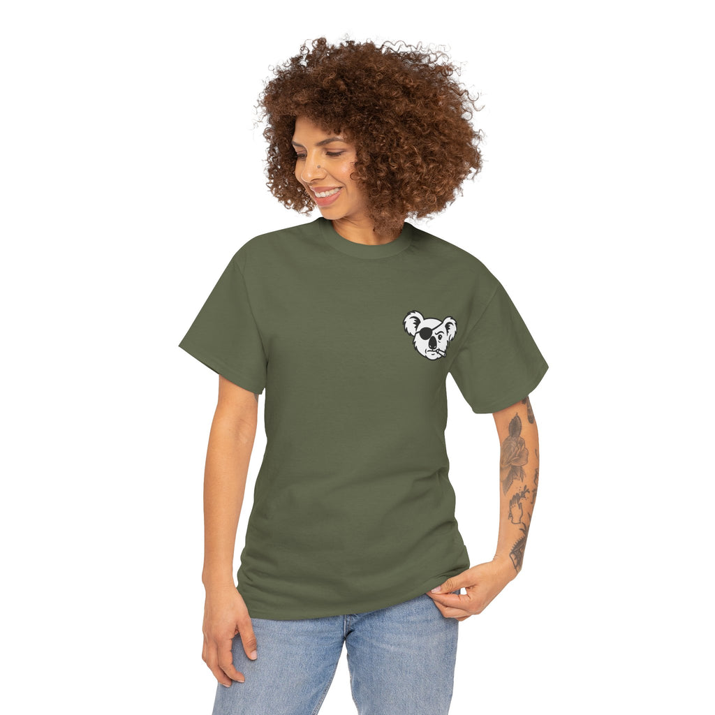 Drop Bear Graphic Tee # 2 Smoking Koala | Unisex Heavy Cotton Shirt