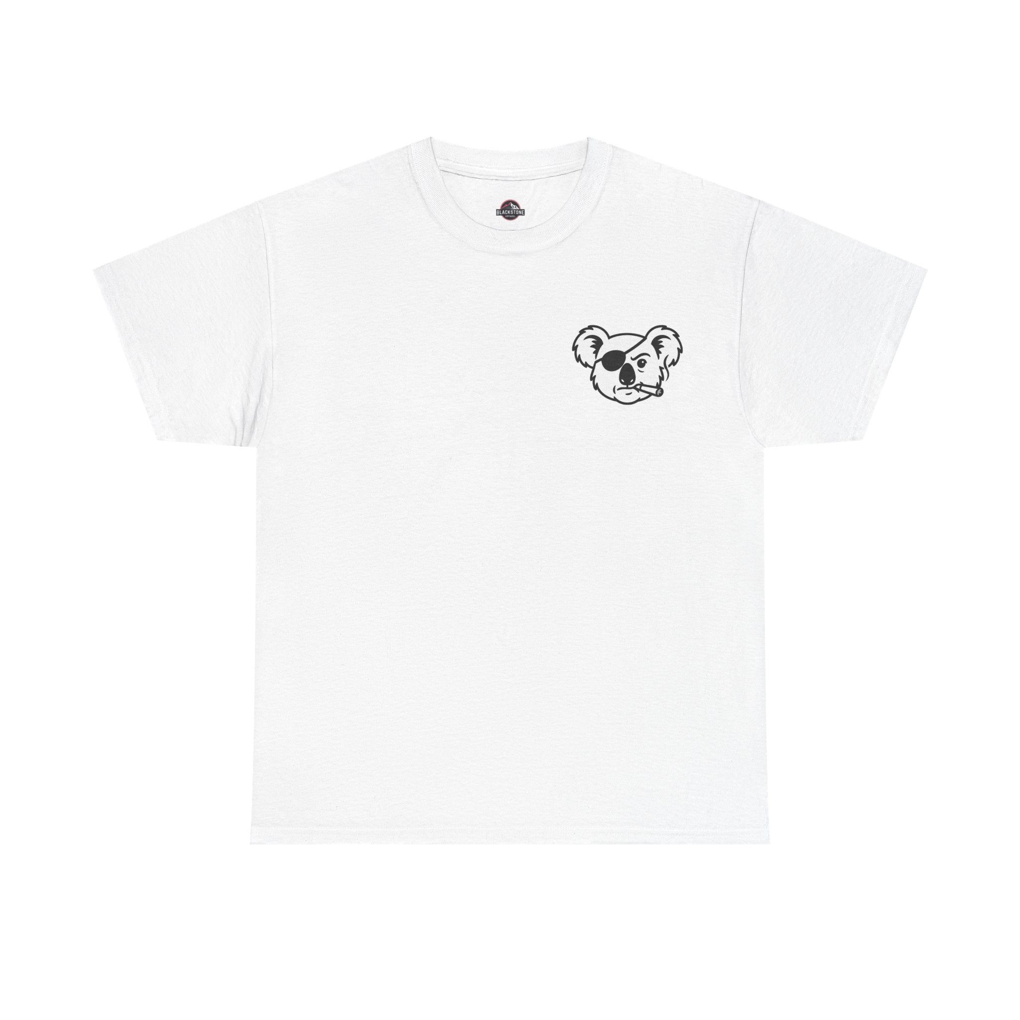 Drop Bear Graphic Tee # 2 Smoking Koala | Unisex Heavy Cotton Shirt