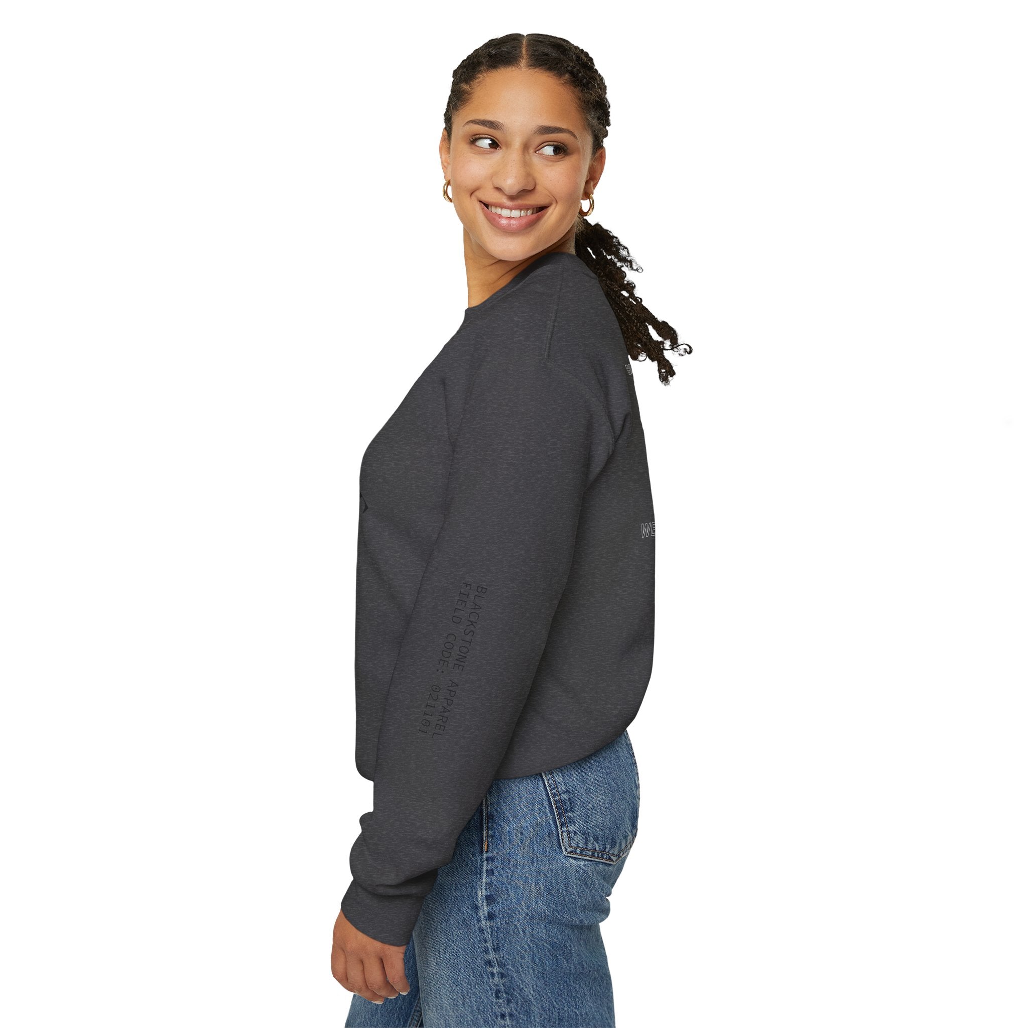 Blackstone's Signature Crewneck Sweatshirt, Cozy Blackstone Apparel, Gift for Her, Streetwear Fashion, Casual Outfit