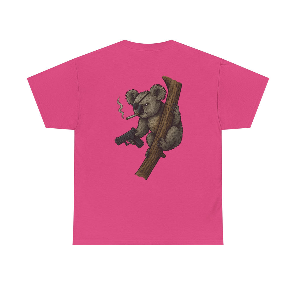 Drop Bear Graphic Tee # 2 Smoking Koala | Unisex Heavy Cotton Shirt