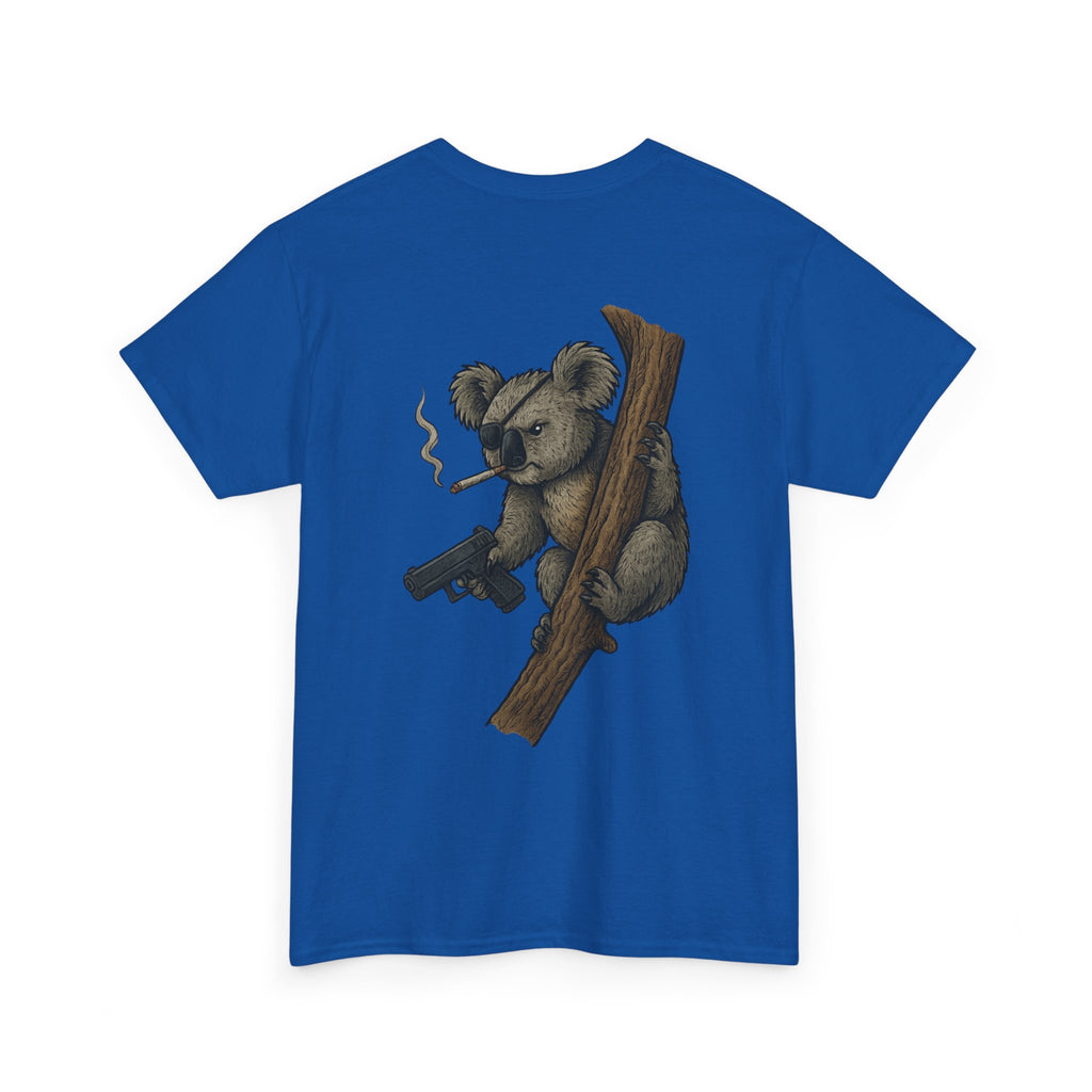 Drop Bear Graphic Tee # 2 Smoking Koala | Unisex Heavy Cotton Shirt