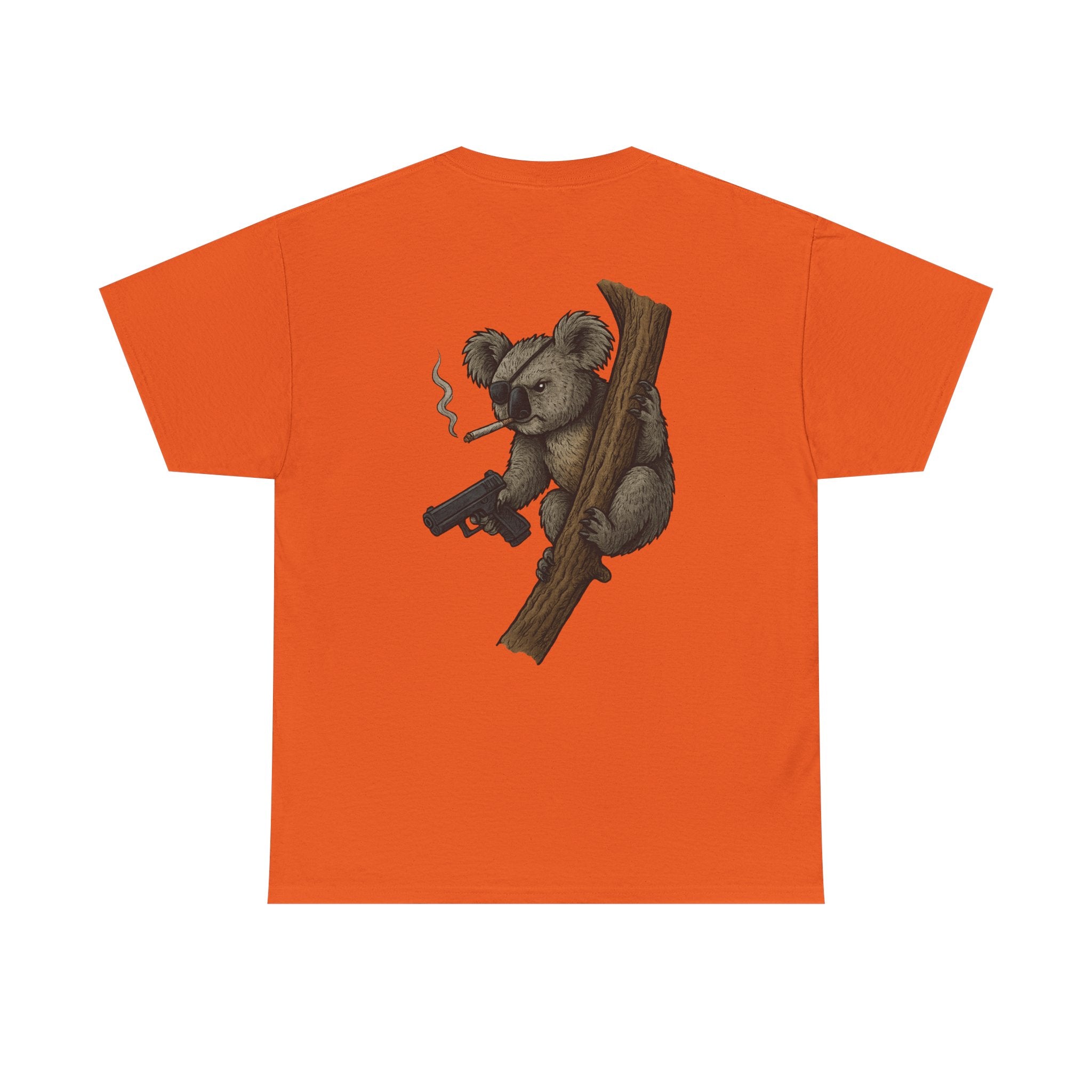 Drop Bear Graphic Tee # 2 Smoking Koala | Unisex Heavy Cotton Shirt