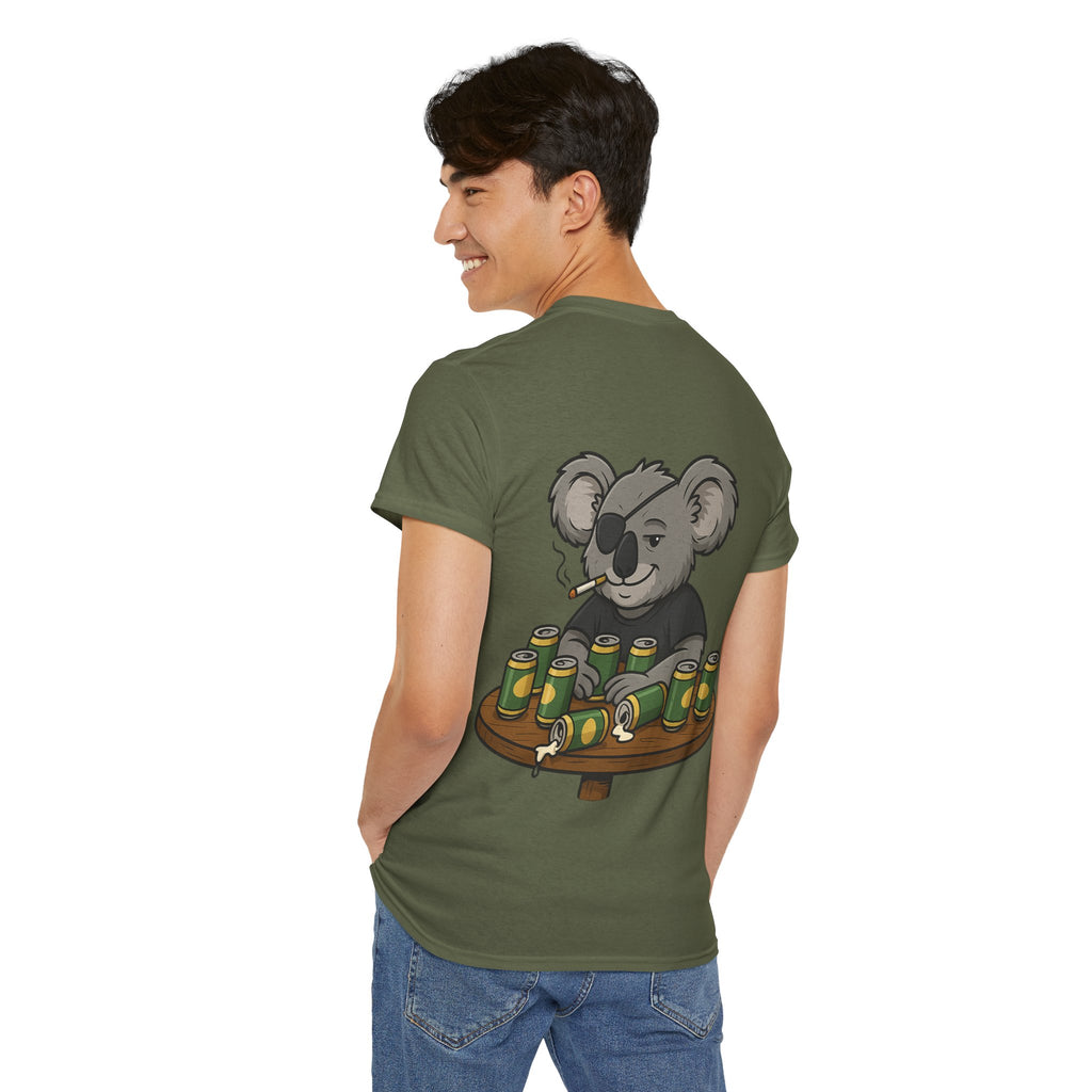 Drop Bear Graphic Tee # 4 Koala's Night out | Unisex Heavy Cotton Shirt