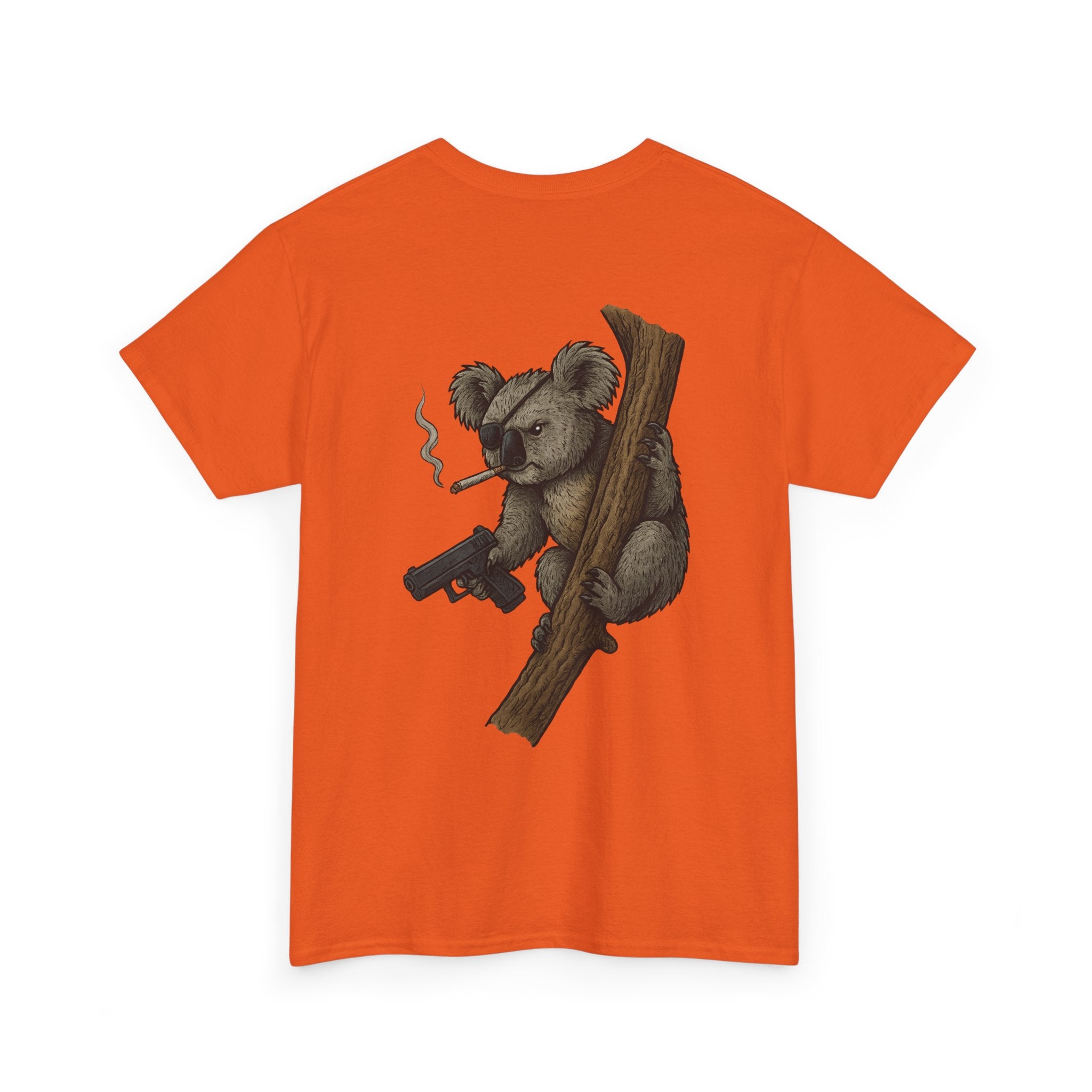 Drop Bear Graphic Tee # 2 Smoking Koala | Unisex Heavy Cotton Shirt