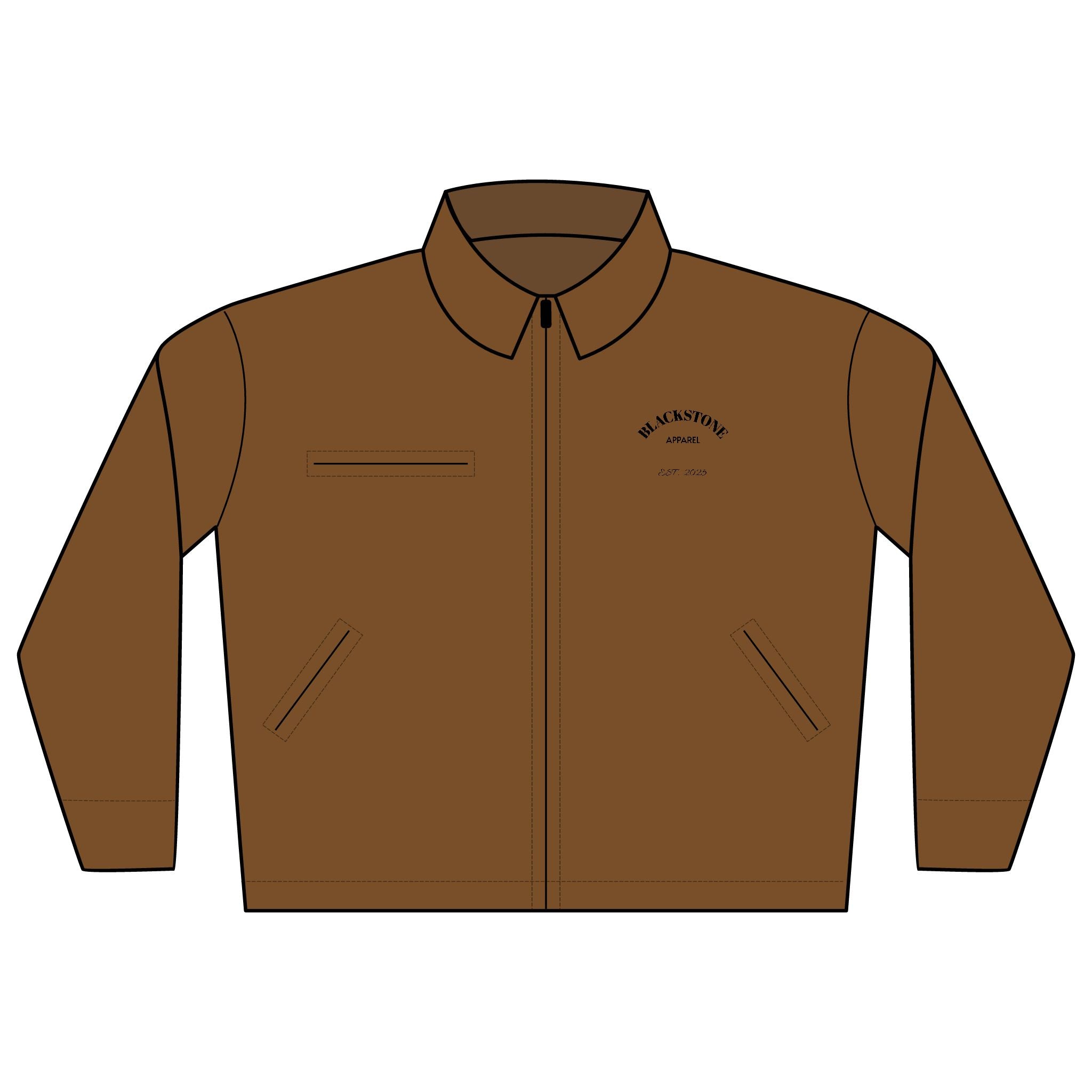Blackstone x CornerStone® Unisex Duck Cloth Work Jacket (Embroidery), Embroidered Workwear, Contractor Outerwear, Men's Work