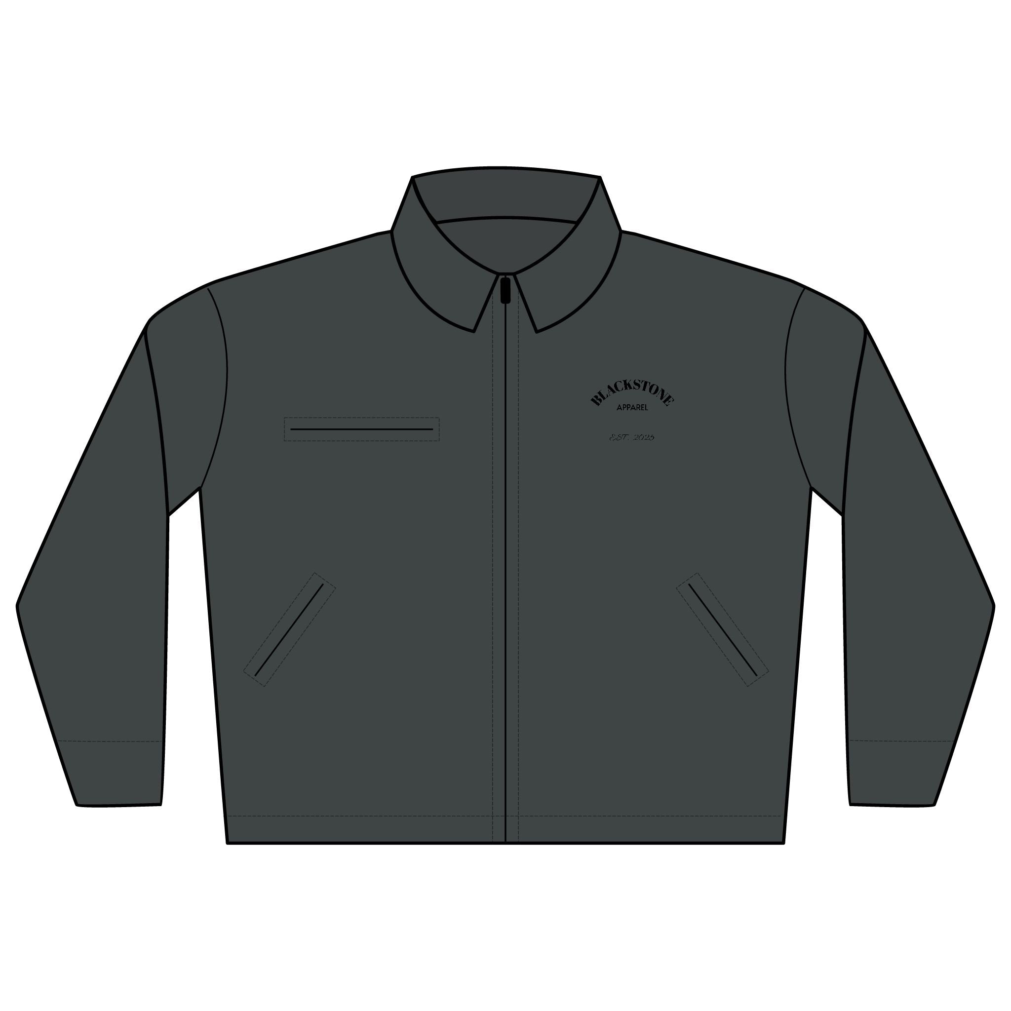 Blackstone x CornerStone® Unisex Duck Cloth Work Jacket (Embroidery), Embroidered Workwear, Contractor Outerwear, Men's Work