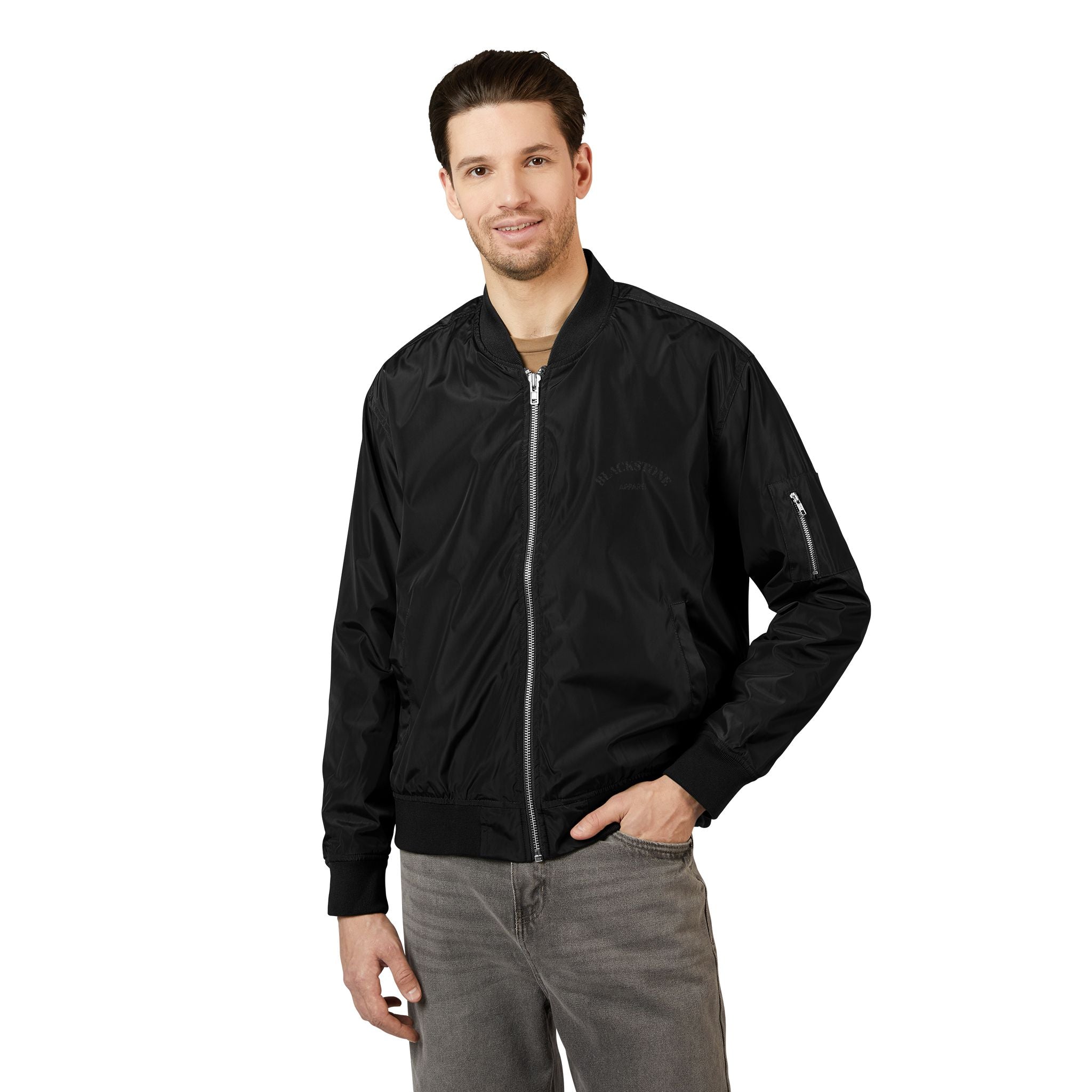 Eco-Friendly Bomber Jacket, Sustainable Embroidered Coat, Upcycled Outerwear, Recycled Fashion Statement, Earth-Friendly Patched Jacket